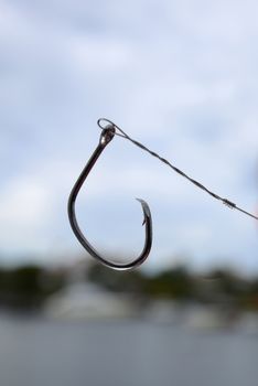 a circle fish hook for a angling
