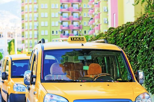 City taxi in Turkey