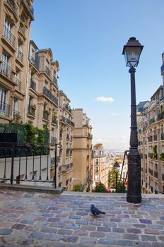 Montmartre in Paris city