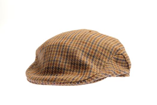 Wool tweed gentlemen's cap