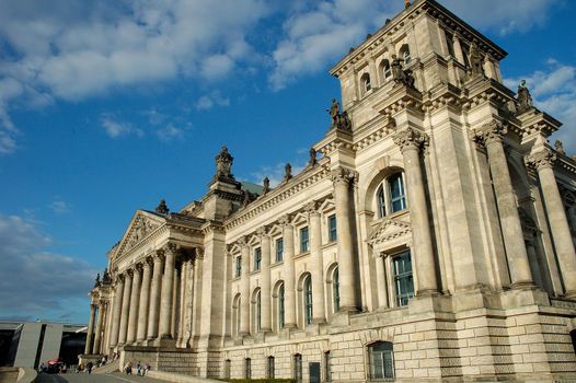 German Parliament - Reichstag in capital city Berlin