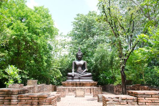 Buddha Sukhothai Period, Sukhothai the first capital city of Thailand (Siam).