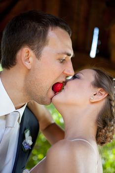 wedding shot of bride