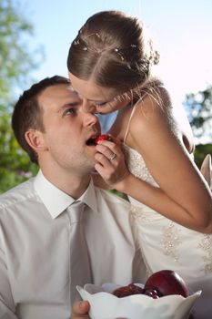 wedding shot of bride