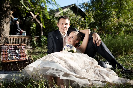 wedding shot of bride