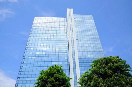 Mirror Skyscraper, Frankfurt am Main, Hessen, Germany