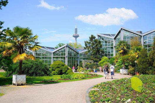 Nature of Palmen Garten, Frankfurt am Main, Hessen, Germany
