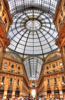 Vittorio Emanuele gallery, Venice, Italy (HDR)