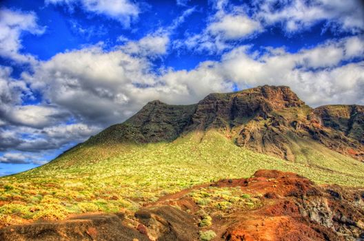 Mountains near Punto Teno Lighthouse in north-west coast of Tenerife, Canarian Islands