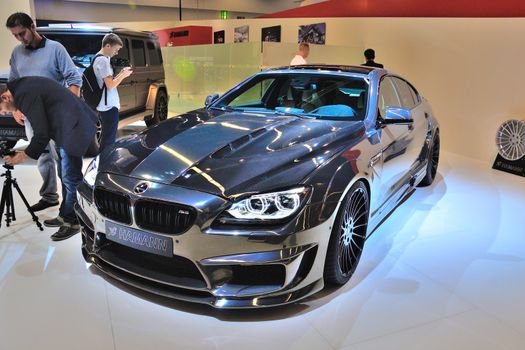 FRANKFURT - SEPT 14: BMW M6 Mirr6r Hamann presented as world premiere at the 65th IAA (Internationale Automobil Ausstellung) on September 14, 2013 in Frankfurt, Germany