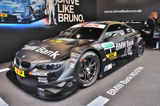 FRANKFURT - SEPT 14: BMW M3 E92 racing edition GT2 presented as world premiere at the 65th IAA (Internationale Automobil Ausstellung) on September 14, 2013 in Frankfurt, Germany