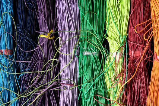 Roll of Twine isolated on a Black Background