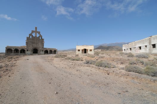 An Old Abandoned Church on a Military Base