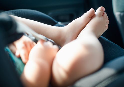  Baby sleep in the Baby Car Seat