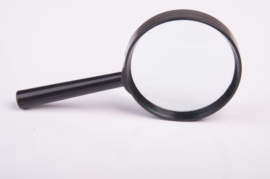An image of magnify glass isolated