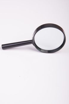 An image of magnify glass isolated