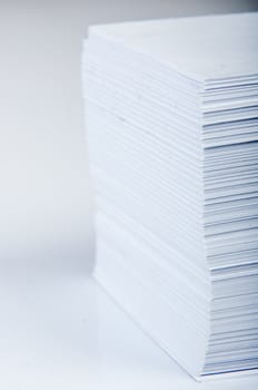 An image of white stick note isolated 