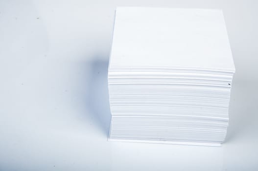 An image of white stick note isolated 