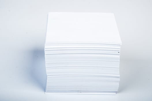 An image of white stick note isolated 