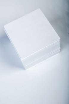 An image of white stick note isolated 