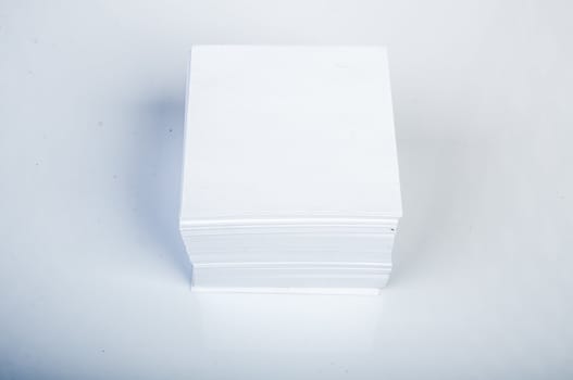 An image of white stick note isolated 