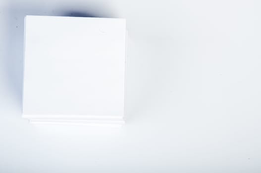 An image of white stick note isolated 
