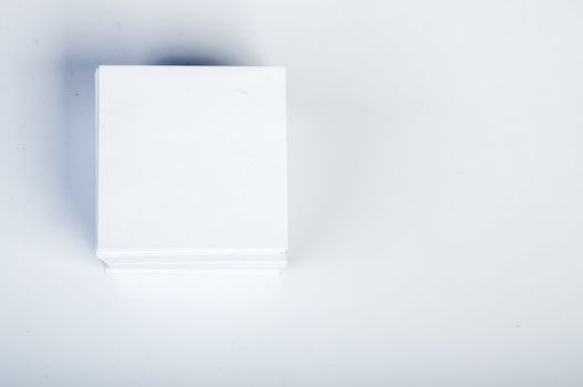 An image of white stick note isolated 