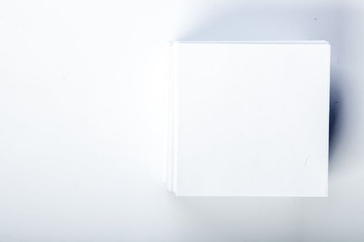 An image of white stick note isolated 
