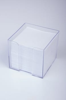 An image of white stick note isolated 