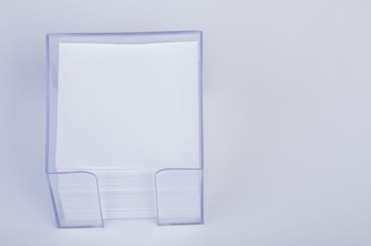 An image of white stick note isolated 