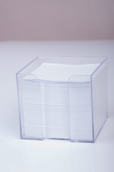 An image of white stick note isolated 