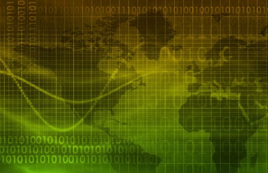 Internet World Wide Web Abstract Tech Background