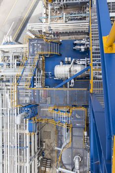 Pipeline with structure in chemical plant