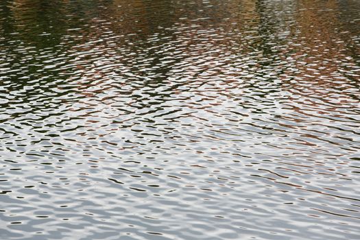 Abstract reflection of water surface