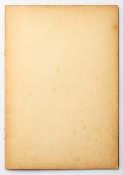 Old and weathered blank note paper 