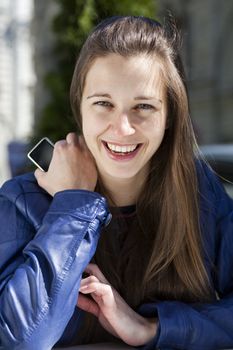 Beautiful young woman. Outdoor portrait