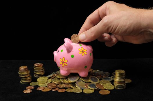 Save Money with One Pink Pig Piggy Bank