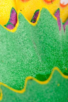 An image of colored pencil on white background