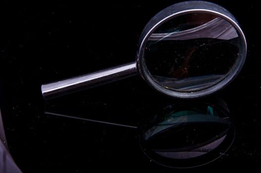 An image of magnify glass isolated