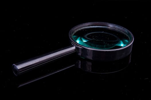 An image of magnify glass isolated