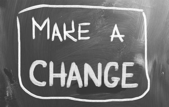Make A Change Concept