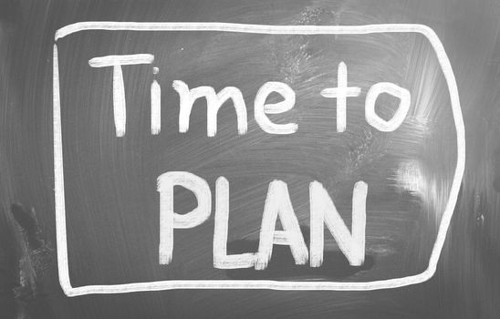 Time To Plan Concept