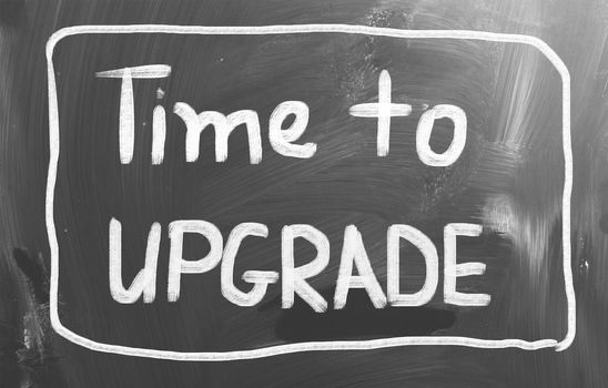 Time To Upgrade Concept