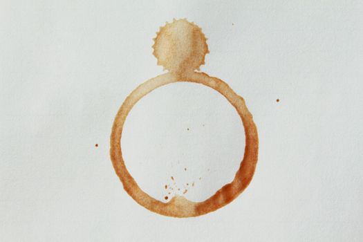 Coffee cup stain