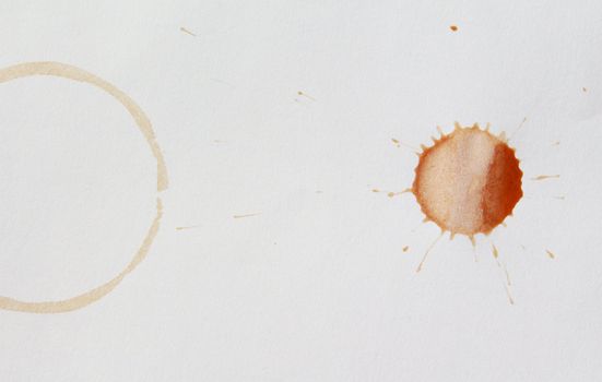 Coffee cup stain