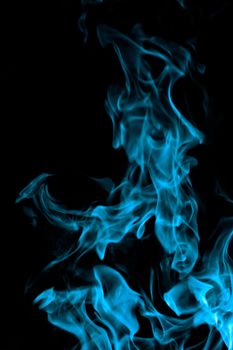 blue flames of fire as  abstract backgorund