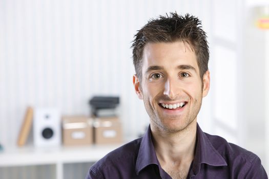 Portrait of a smiling young man