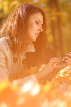 Beautiful young woman. Outdoor portrait