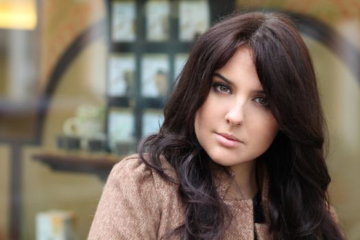 Beautiful young woman. Outdoor portrait