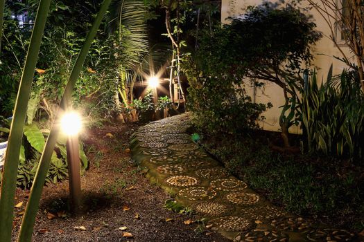 walkway at a Thailand Restaurant